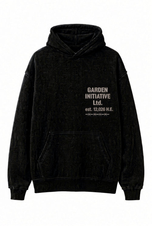 Garden Initiative Ltd. Hoodie - Ash Grey Front