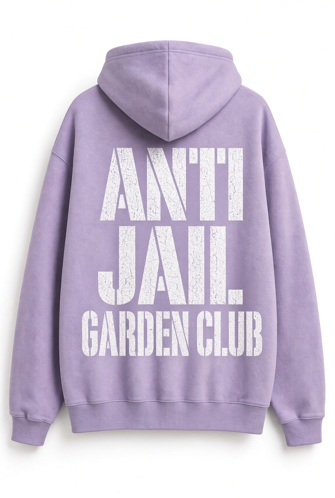 Anti Jail Garden Club Hoodie - Ash Grey Front