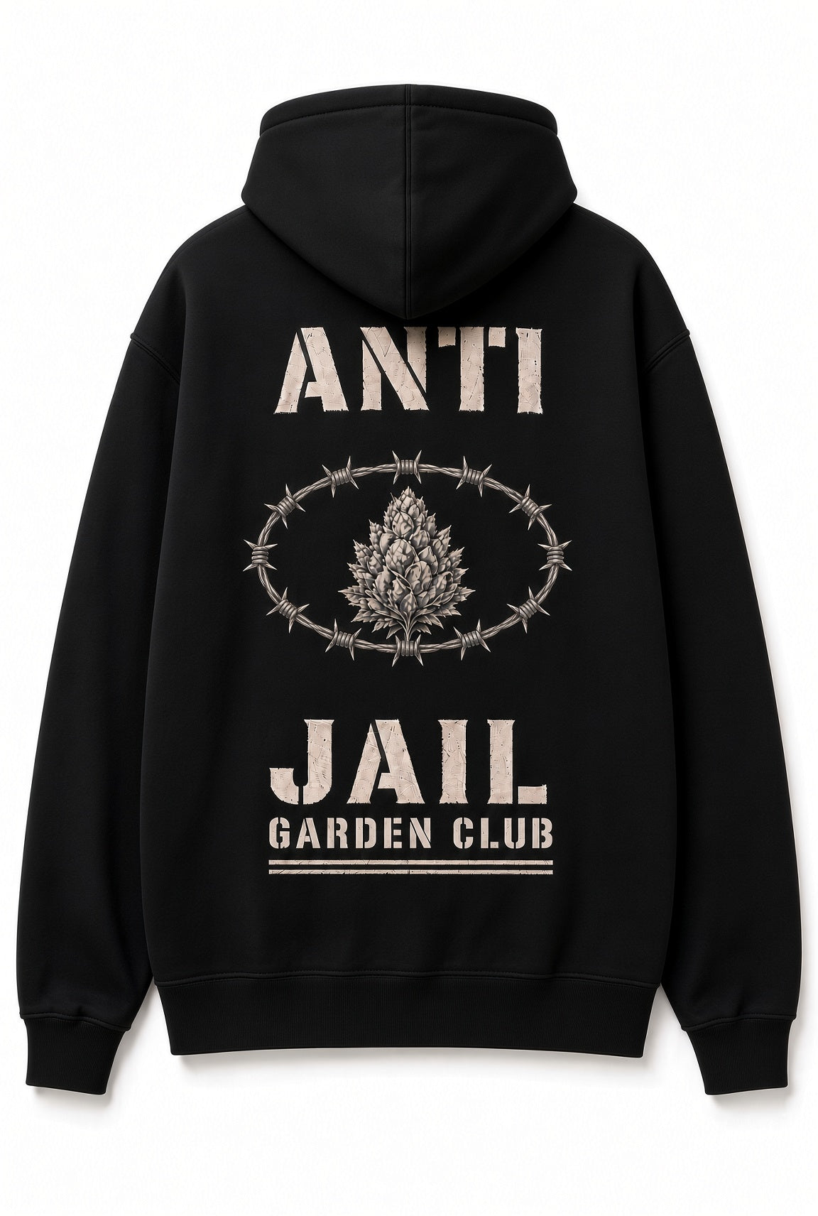 Garden Initiative Ltd. Hoodie - Washed Olive Back Detail