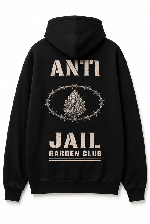Garden Initiative Ltd. Hoodie - Washed Olive Back Detail
